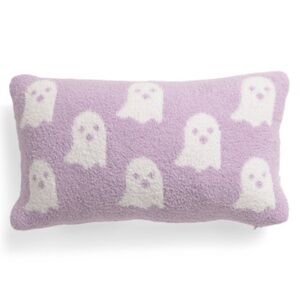 Cupcakes & Cashmere Lavender Ghost Pillow